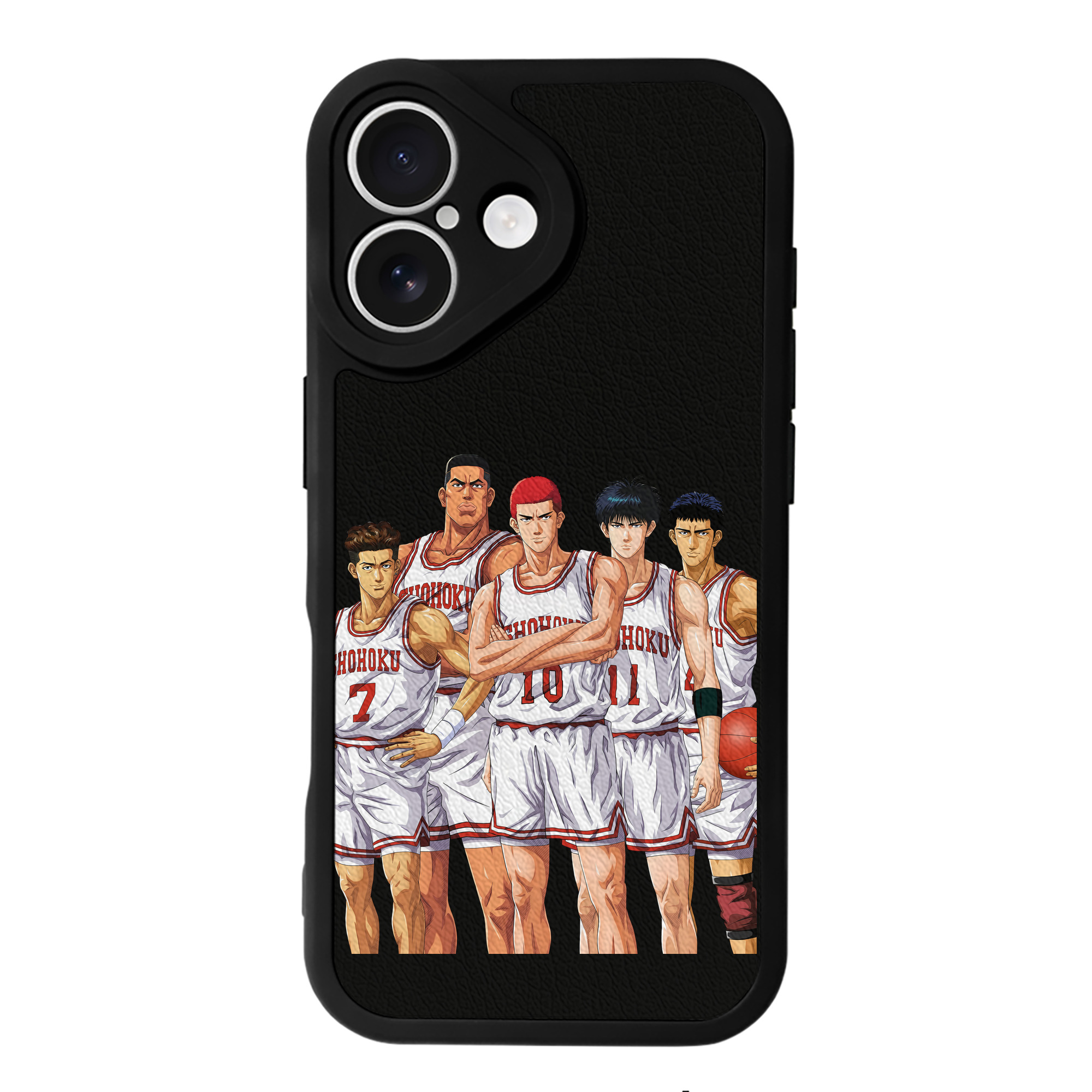 （画像用） SLAM DUNK／スラムダンク 【iPhone 16シリーズ対応】シリコンスマホケース（レザー調） 材質：シリコン